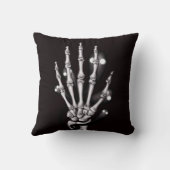 スケルトンハンド不気味ゴシック構造 クッション (裏面)