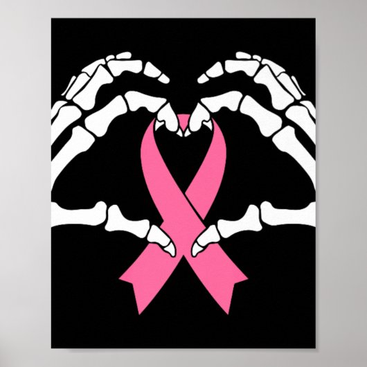 スケルトンハンド保持リボンハロウィンコスチュームHa ポスター (正面)