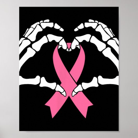 スケルトンハンド保持リボンハロウィンコスチュームHa ポスター (正面)