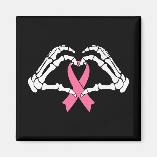 スケルトンハンド保持リボンハロウィンコスチュームHa マグネット (正面)