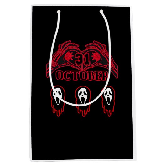 スケルトンハンド31/10クラシック ミディアムペーパーバッグ (正面)