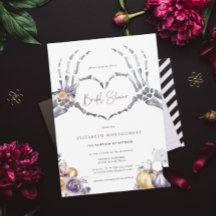 スケルトンハンド |ハロウィーンブライダルシャワー