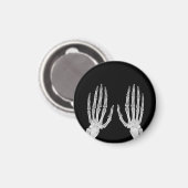 スケルトンハンドX線写真ヒト解剖学的写真 マグネット (正面/裏面)