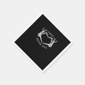 スケルトンハートハンおもしろいズ&クラシック スタンダードカクテルナプキン (角)