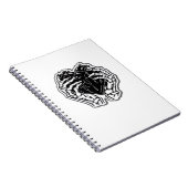 スケルトンハートハンドおもしろい ノートブック (右側)