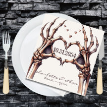 スケルトンハートハンドウェディング