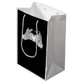 スケルトンハートハンド – ライト ミディアムペーパーバッグ (正面アングル)