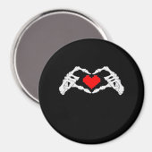 スケルトンハート及びハンドミーム マグネット (正面/裏面)