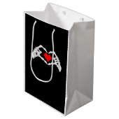 スケルトンハート及びハンドミーム ミディアムペーパーバッグ (正面アングル)