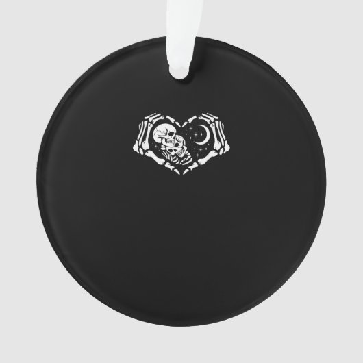 スケルトンハート手 オーナメント (正面)