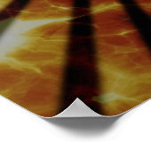 スケルトンバイクもしくは自転車に乗る人喫煙Aシガレット ポスター (角)