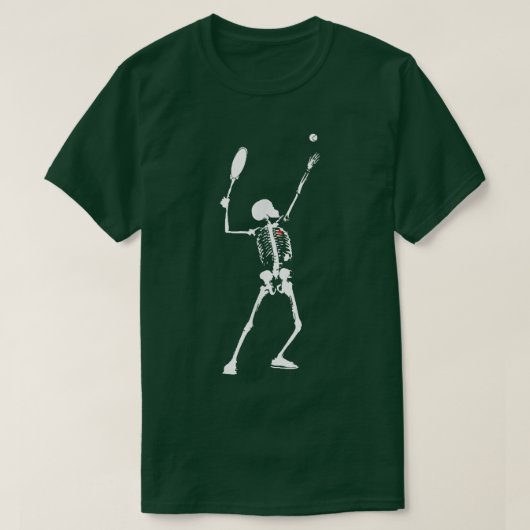スケルトンバドミントン Tシャツ (デザイン正面)