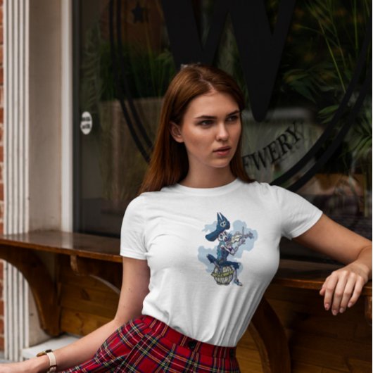 スケルトンパイレーツミュージシャン Tシャツ