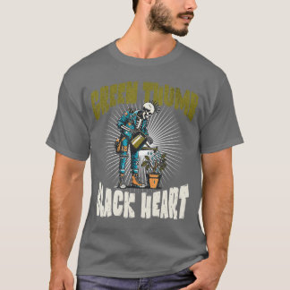 スケルトンパンクロックガーデナー ハロウィンガーデニング Tシャツ