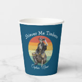 スケルトンパーティーパイレーツ 紙コップ (裏面)