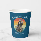 スケルトンパーティーパイレーツ 紙コップ (正面)