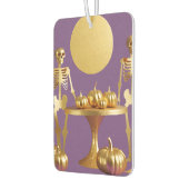 スケルトンパーティー – パープル&金ゴールドカーエアフレッシュナー カーエアーフレッシュナー (左)