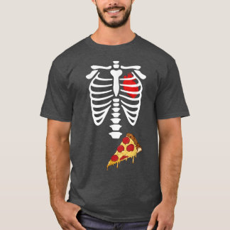 スケルトンピザX-ray Iハート(愛)ピザ29415163 Tシャツ