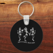 スケルトンピースデッドエンドヘアスタイリストハロウィーン キーホルダー (正面)