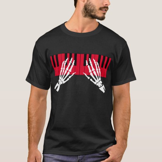 スケルトンピ遊アノ Tシャツ (正面)