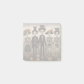 スケルトンファミリーハロウィーン ポストイット (正面)