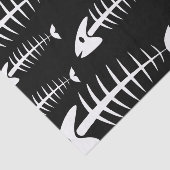 スケルトンフィッシュボーン魚釣りユーモアフィッシャーマン空腹 薄葉紙 (詳細)