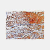 スケルトンフォレストII フリースブランケット (正面(横))