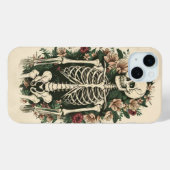 スケルトンフローラル Case-Mate iPhoneケース (裏面 (横))