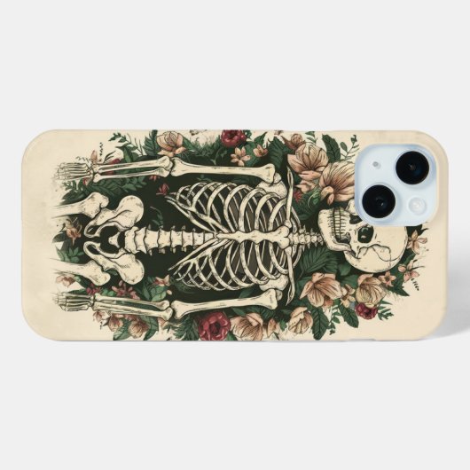 スケルトンフローラ Case-Mate iPhoneケース (裏面 (横))