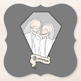 スケルトンブライド ペーパーコースター