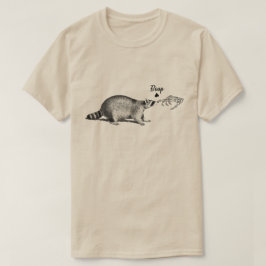 スケルトンブープアライグマのシャツ | レトロハロウィーンT-Sh Tシャツ