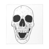 スケルトンヘッド ノートパッド (正面)