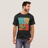 スケルトンホバーボードハロウィンホバーボード Tシャツ (正面フル)