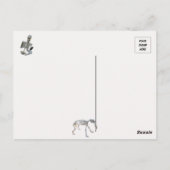 スケルトンホースキャラージュポストカード ポストカード (裏面)