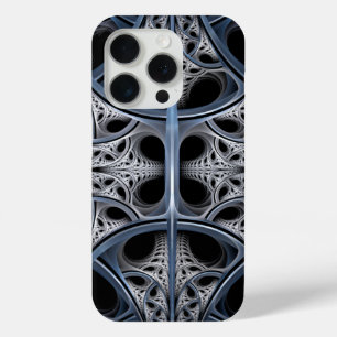 スケルトンホールジオメトリックフラクタルアート iPhone 15 PROケース