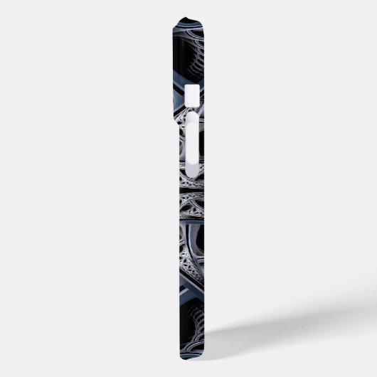 スケルトンホールジオメトリックフラクタルアート Case-Mate iPhoneケース (裏面 / 左)