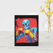 スケルトンボクシング カード (黄色い花)