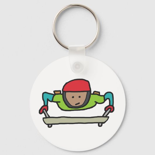 スケルトンボブ キーホルダー (正面)