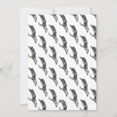 スケルトンボーンズハンドハロウィーン誕生日パーティーメニュー シーズンカード (裏面)