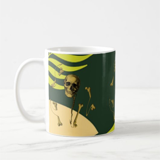 スケルトンボーン コーヒーマグカップ (左)