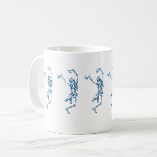 スケルトンマグ | 毎日のマグカップ | ハロウィーンマグ コーヒーマグカップ (正面左)