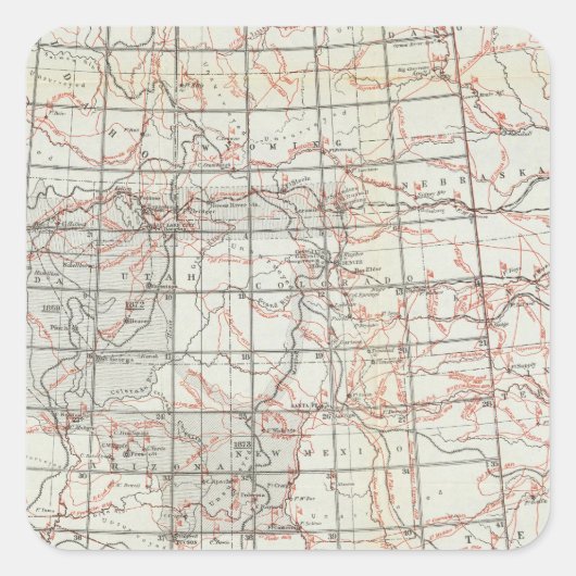 スケルトンマップ スクエアシール (正面)