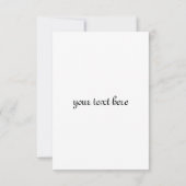 スケルトンミンストレル招待状 招待状 (裏面)