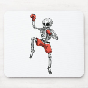 スケルトンムアイタイハロウィーンキックボクシングmmaファイティング マウスパッド