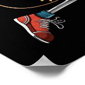 スケルトンメタルギタリスト ポスター (角)