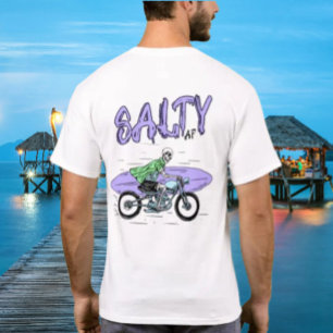 スケルトンモーターサイクルバイサルティAF Tシャツ