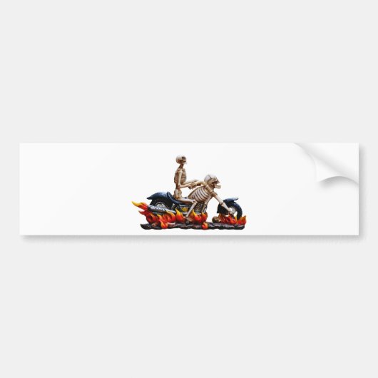 スケルトンライダー バンパーステッカー (正面)
