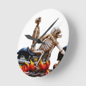 スケルトンライダー ラウンド壁時計 (傾斜)