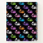 スケルトンラビットパターン ノートブック (裏面)