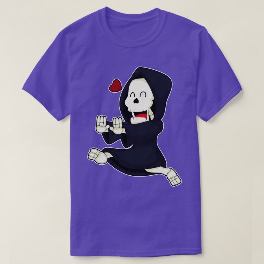 スケルトンランニングランナー Tシャツ (デザイン正面)